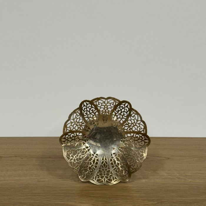 Vintage Lovelace Silver Pedestal