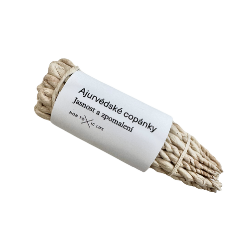 Ajurvédské vonné copánky Ajurvédské vonné copánky Jasnost a zpomalení 1 ks Non Toxic Life fotografie č. 1