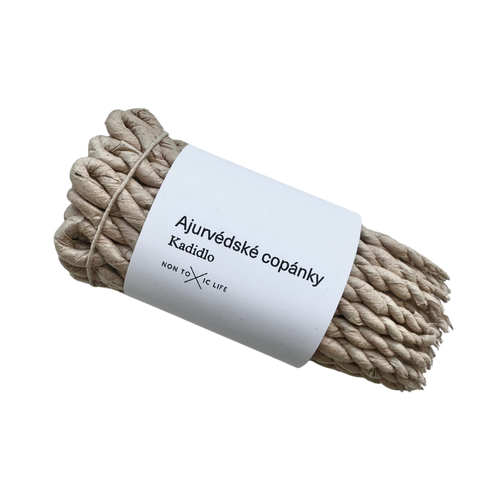 Ajurvédské vonné copánky Ajurvédské vonné copánky Kadidlo 1 ks Non Toxic Life fotografie č. 1