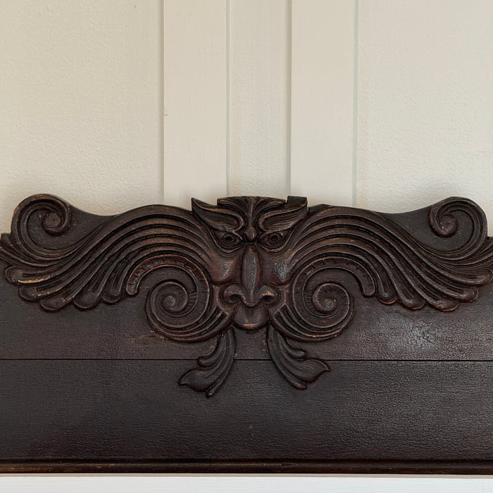 Antique Wooden Pediment
