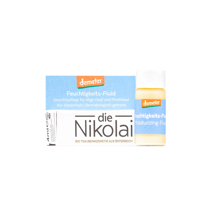 Pleťový krém Biodynamický veganský lehký pleťový fluid pro smíšenou a mastnou pleť Šafránové nebe CESTOVNÍ BALENÍ 4 ml dieNikolai fotografie č. 1