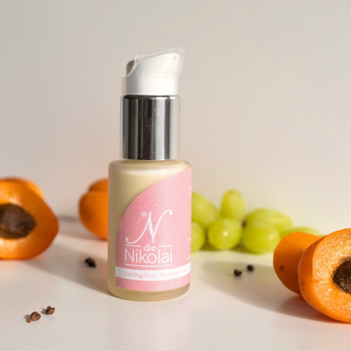 Pleťový krém Biodynamický veganský lehký pleťový fluid pro suchou pleť Růžové nebe 30 ml dieNikolai fotografie č. 2