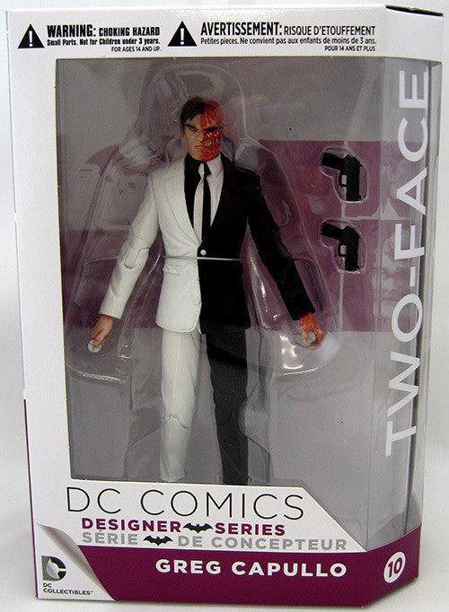 DC Comics Designer Series Greg Capullo - Two Face figure - Cyber City Comix