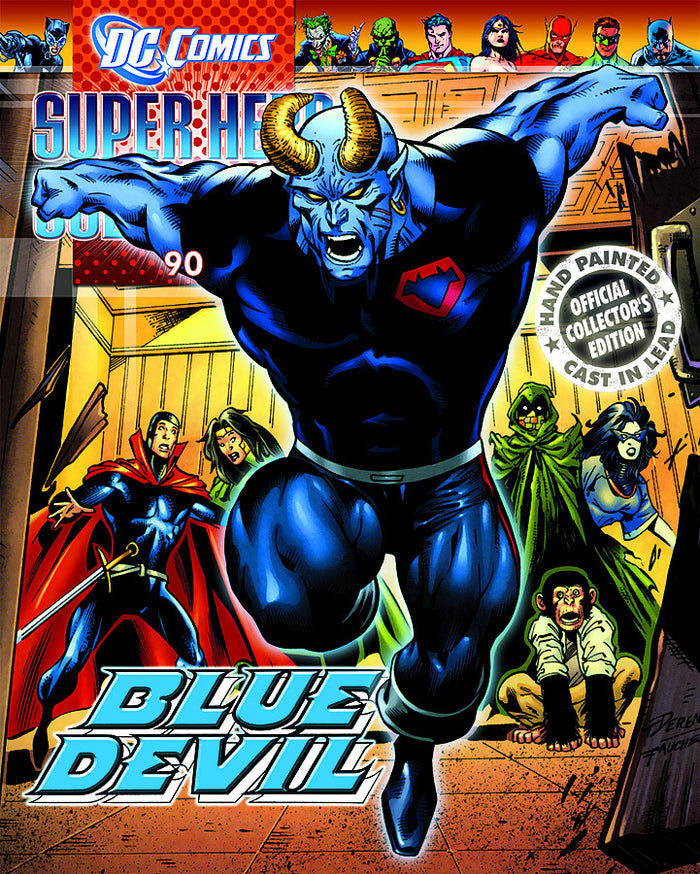 DC Superhero Figure Magazine Collection - #90 Blue Devil - Cyber City Comix