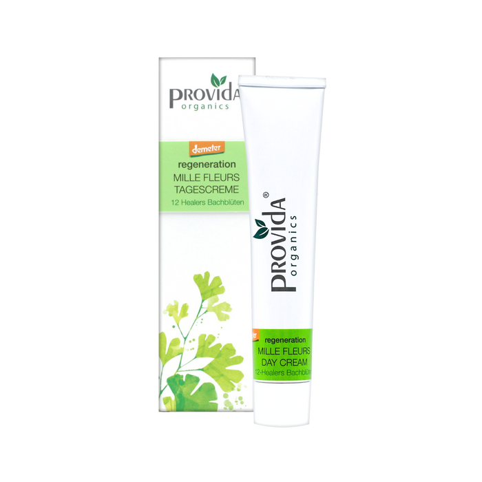 Pleťový krém Denní ochranný krém s vyhlazujícím efektem pro suchou a zralou pleť MILLE FLEURS 50 ml Provida Organics fotografie č. 1
