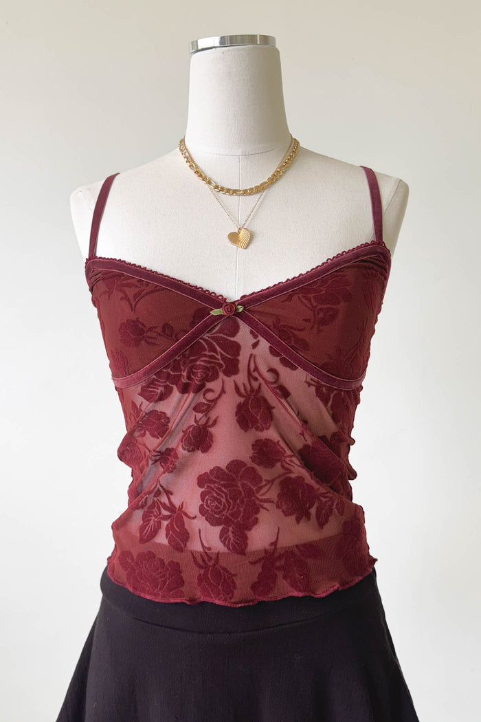 Floral Stretch Lace Top