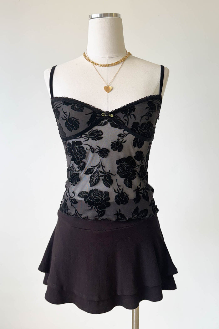 Floral Stretch Lace Top