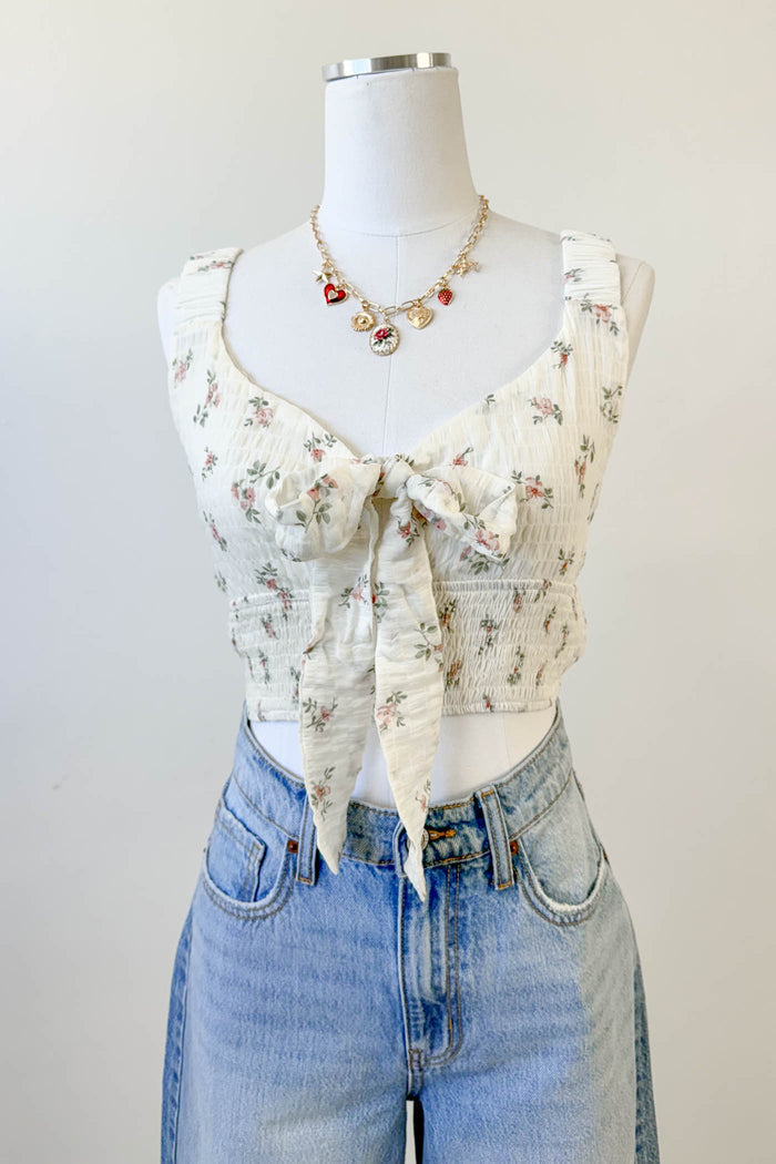 Front Tie Sleeveless Top