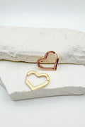 Heart Hoop Earrings