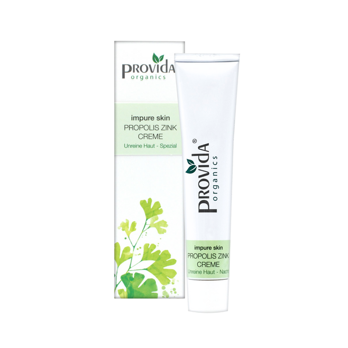 Zinková mast Hojivý pleťový krém se zinkem a propolisem na akné a záněty 50 ml Provida Organics fotografie č. 1