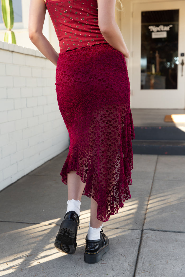 Lace Boho Skirt