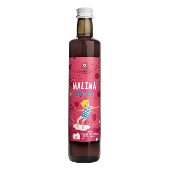 Šťáva Malina ovocný nápojový koncentrát bio 500 ml Sonnentor fotografie č. 1