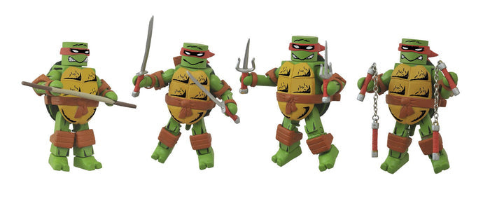 Mini-Mates: Tmnt 4-Pack - Cyber City Comix