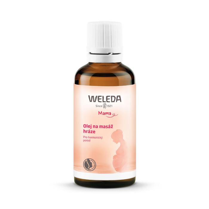 Těhotenský olej Olej na masáž hráze 50 ml Weleda fotografie č. 1
