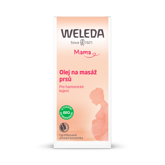 Péče o prsa Olej na masáž prsů 50 ml Weleda fotografie č. 2