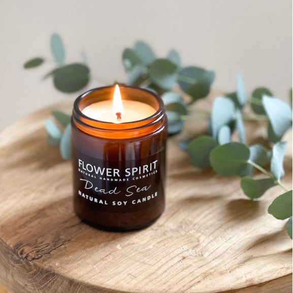 Aromaterapeutická svíčka Přírodní svíčka Dead Sea Lifestyle Flower Spirit fotografie č. 1