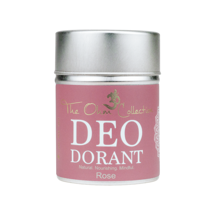Deodorant Pudrový deodorant ROSE 120 g The Ohm Collection fotografie č. 1