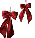 Red Satin Bow