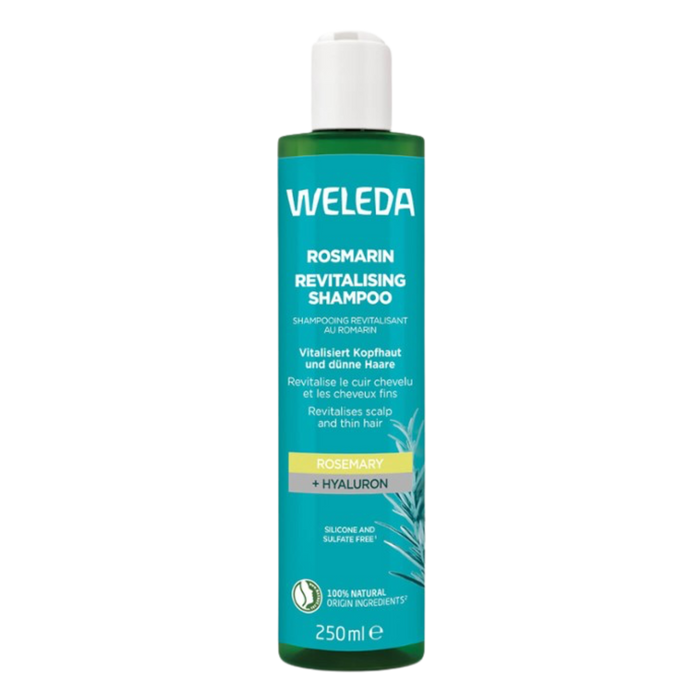 Šampon Rozmarýnový revitalizační šampon na jemné rychle se mastící vlasy 250 ml Weleda fotografie č. 1