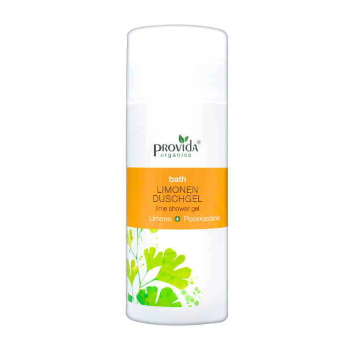 Sprchový gel Sprchový gel na podporu lymfy a otoky LIMETKA - ČERVENÝ KAŠTAN 150 ml Provida Organics fotografie č. 1