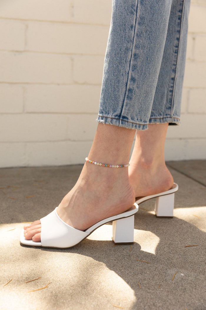 Stone Bead Anklet