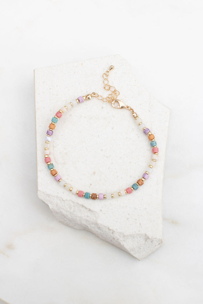 Stone Bead Anklet