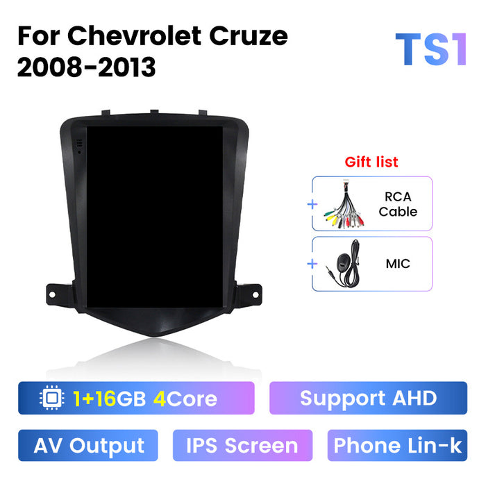 Suitable for 08-13 chevrolet cruze cruze vertical screen navigation reversing image car navigation system