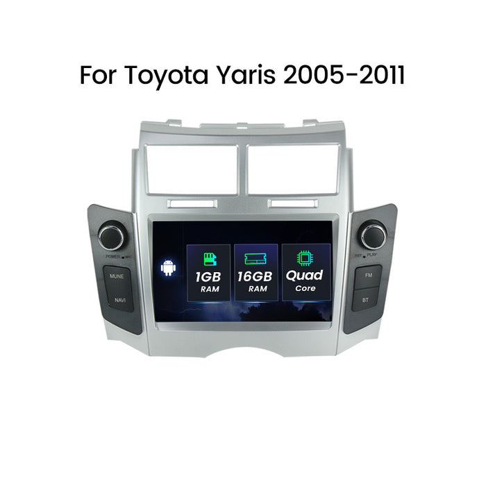 Suitable for toyota yaris 2005-2012 toyota yaris original car style grids button android navigation