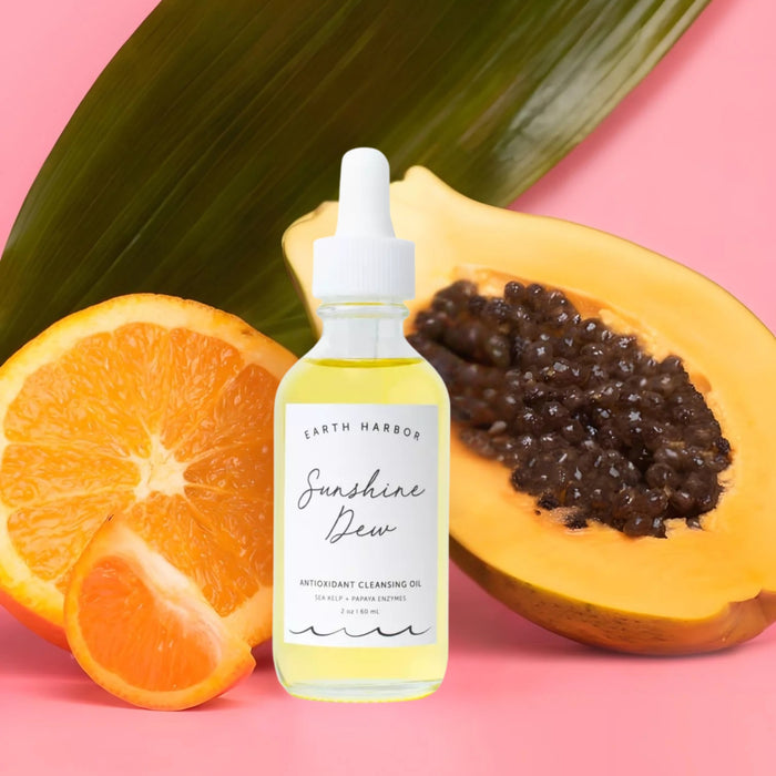 Čístící olej SUNSHINE DEW čistící a odličovací pleťový olej s antioxidanty 60 ml Earth Harbor fotografie č. 3
