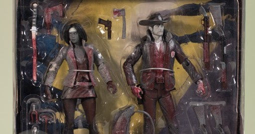 The Walking Dead - Officer Rick Grimes & Michonne Previews Exclusive 2 Pack - Cyber City Comix
