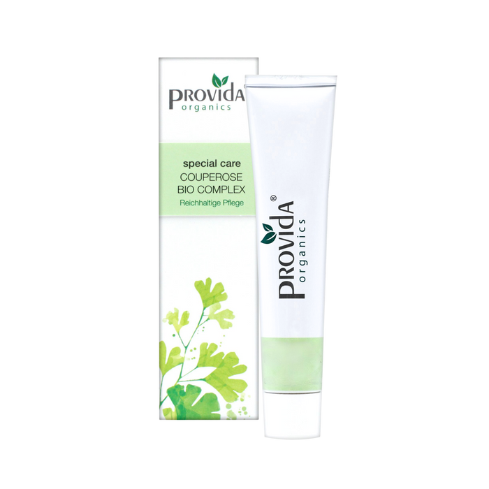 Pleťový krém Vazokonstrikční pleťový krém s ratanií na rozšířené žilky, kuperózu a rosaceu COUPEROSE BIO-KOMPLEX 50 ml Provida Organics fotografie č. 1