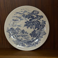 Vintage English Flow Blue Trinket Dishes by Enoch Wedgwood