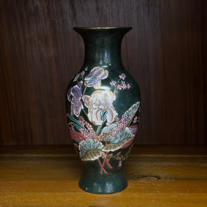 Vintage Floral Motif Japanese Cloisonne Enamel Piece