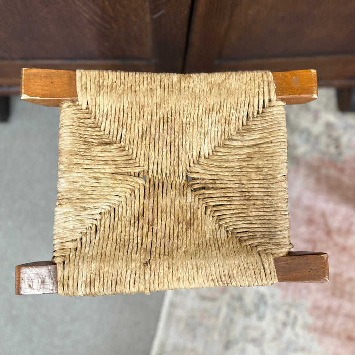 Vintage Woven Stool