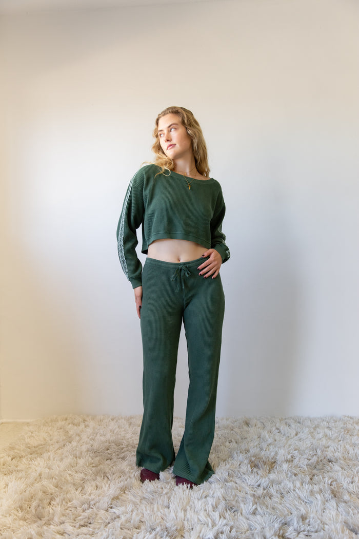 Waffle Knit Pants