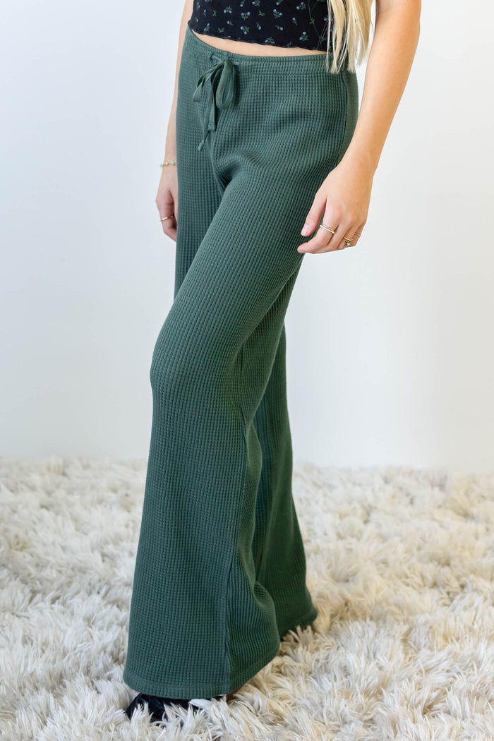 Waffle Knit Pants