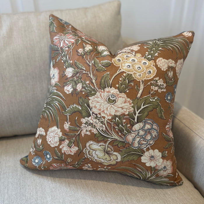 Warm Botanical Pillow - 20x20