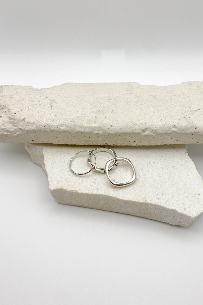 Wave Ring Set