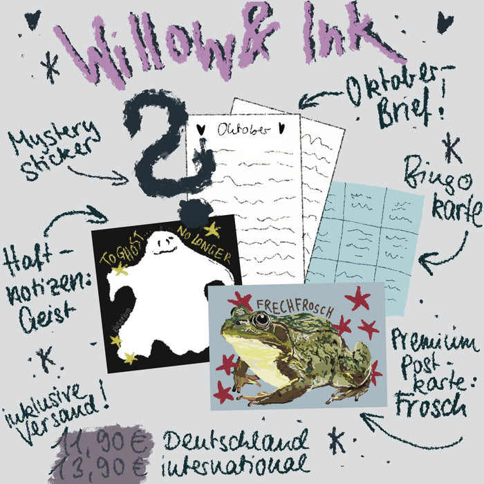 Willow & Ink Mail - monatliche große Post von mir!